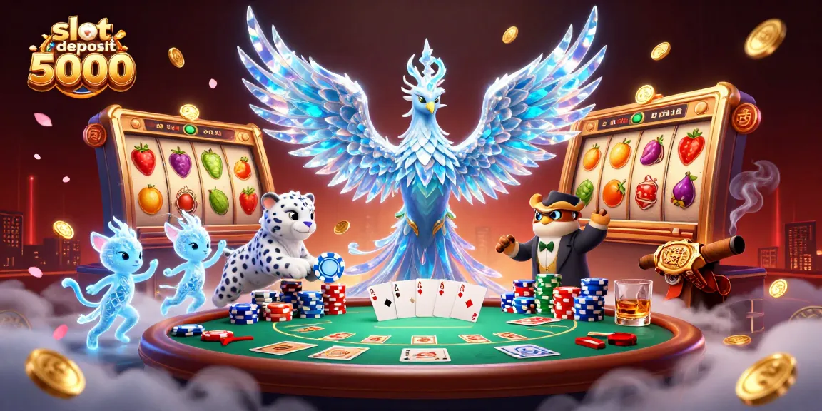 Experience thrilling gameplay with slot deposit 5000 featuring vibrant characters and dynamic casino elements.