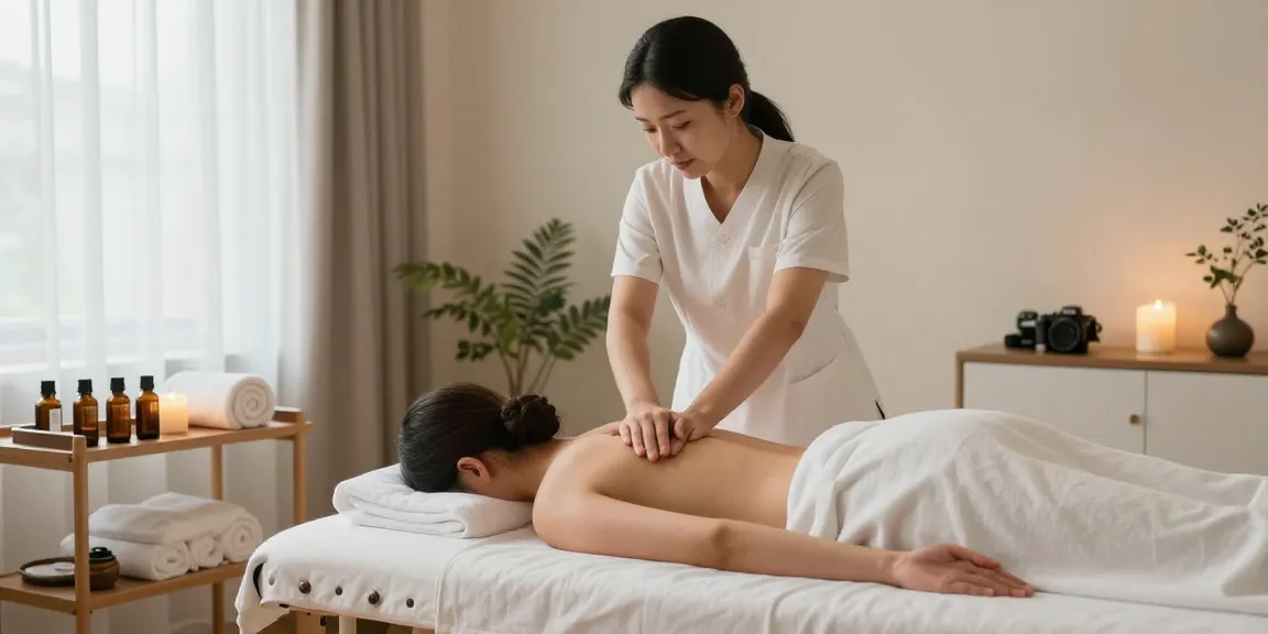 Swedish massage therapy in a serene spa setting enhancing relaxation.