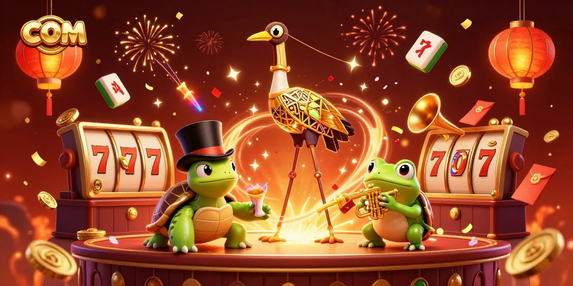 Play exciting slots with 3D characters in the vibrant com casino scene.