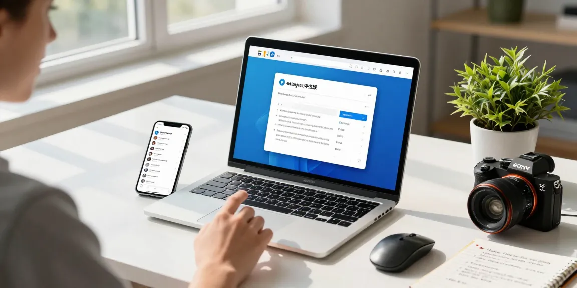 Engaging workspace showcasing Telegram中文版 app on devices, emphasizing seamless communication.