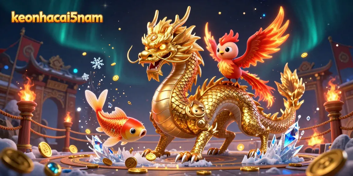 Engage strategically with keonhacai5nam while experiencing dynamic casino action in a vibrant scene.