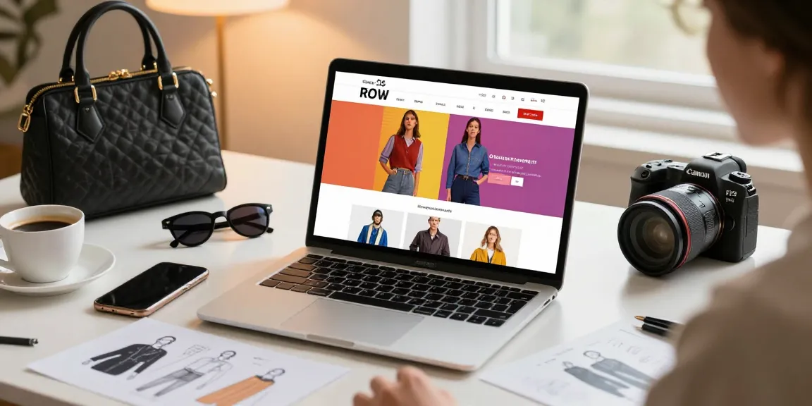 E-commerce shopping experience on a trendy 레플리카 사이트 with stylish products displayed.