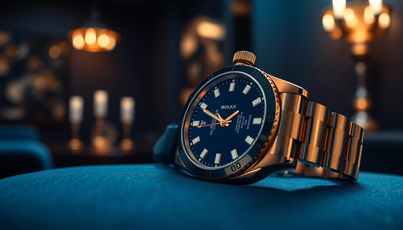 Showcasing a Rolex replica with intricate details and luxurious finish.