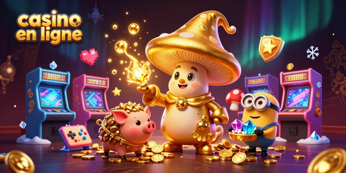 Jouez à des jeux de casino en ligne à Instant Casino avec un mage en or et des trésors scintillants.