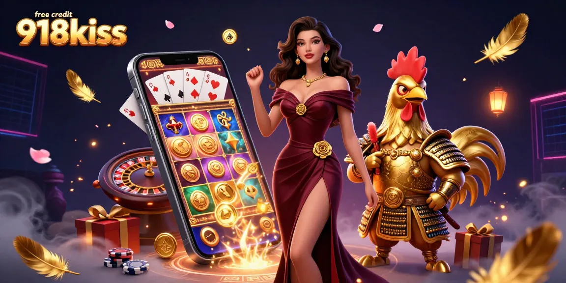 Spin the reels with free credit 918kiss for a thrilling casino adventure full of excitement and rewards.