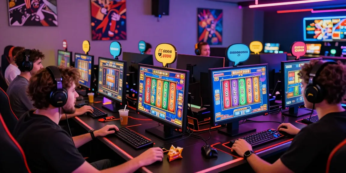 Exciting online gaming competition with players enjoying slot depo 5000 games in a lively virtual casino.