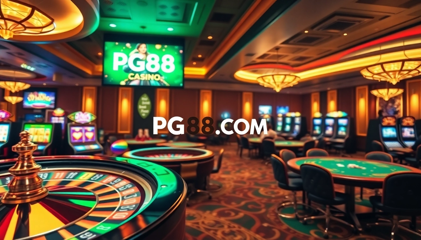 Experience the thrill of winning at PG88.COM with vibrant casino tables and exciting games.