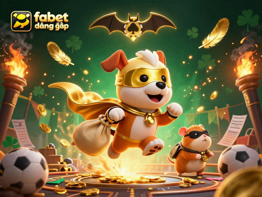 Experience exciting betting action with fabet đăng nhập as the superhero dog and sidekick navigate a vibrant casino world.