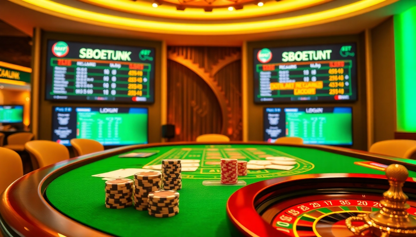 Placing bets at an SBOBET link login table, showcasing luxury gaming experience.